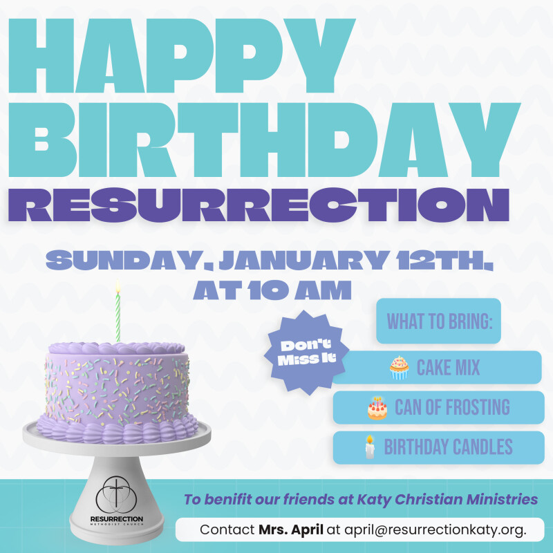 Celebrate Resurrection Church’s 2nd Birthday! 