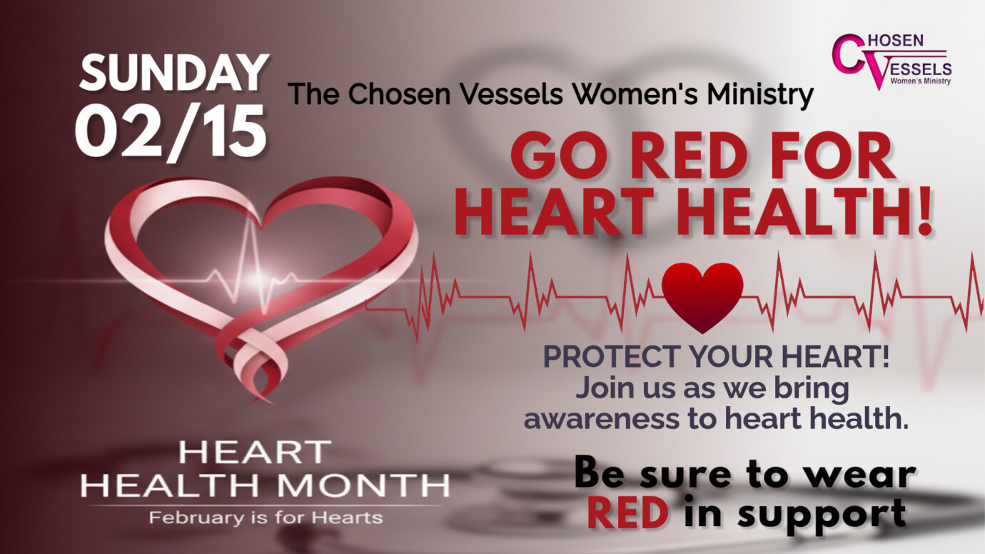 We are Going Red for American Heart Health Month