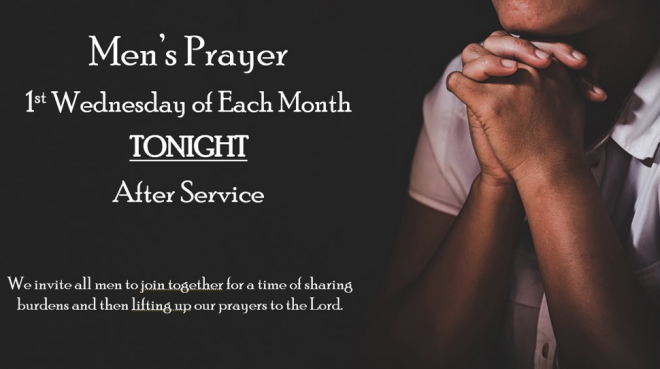 Men's Prayer - Canceled