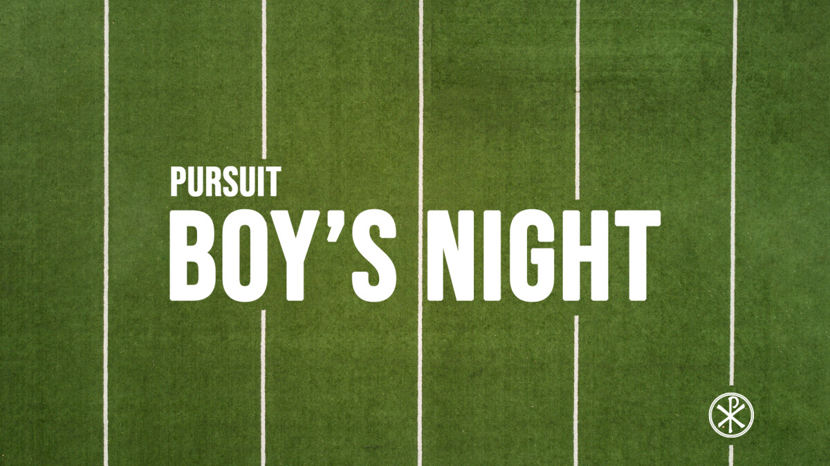 Pursuit Students' Boy's Night