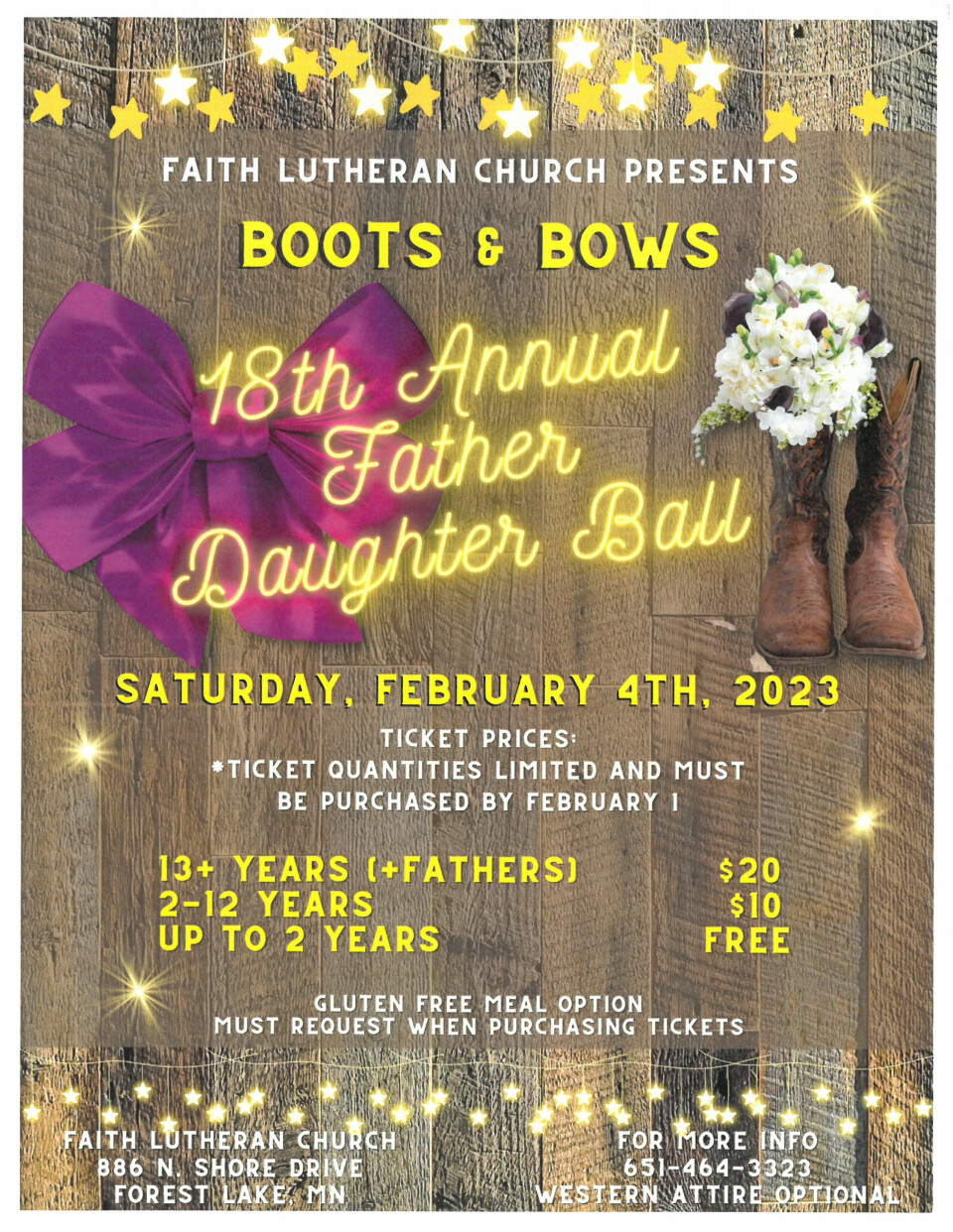 5 pm Father Daughter Ball