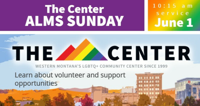 Alms Sunday - The Center