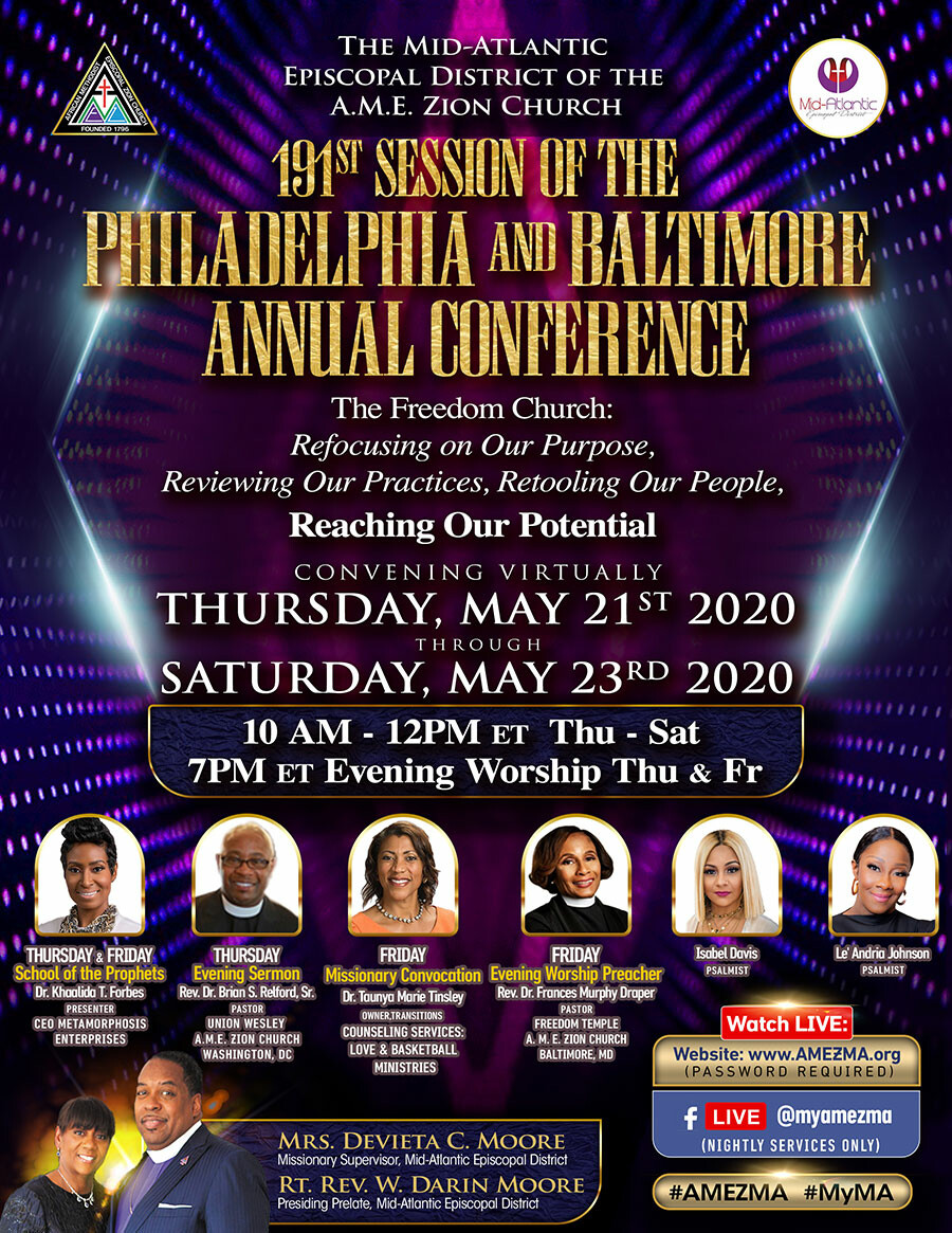 The 191st Session of the Philadelphia and Baltimore Annual Conference