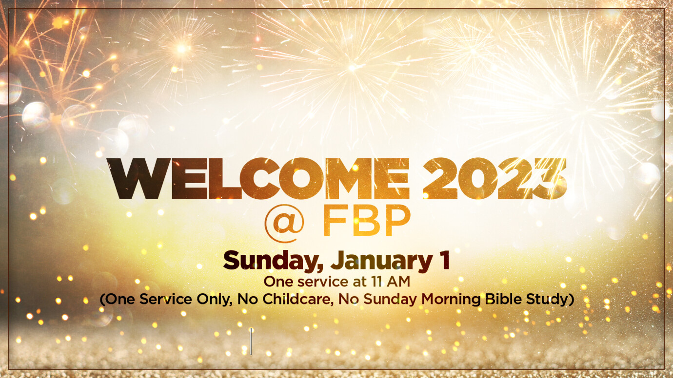 New Year's Day Service