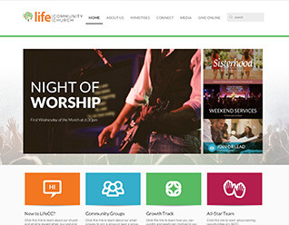 Life Community Church // Polycarp Theme