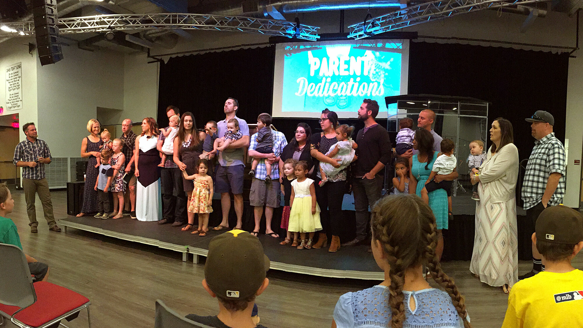 Parent Dedications at Life Mission Church in Escondido.