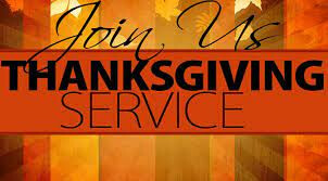 Thanksgiving  Service