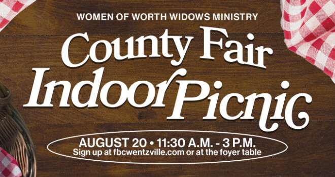 Women of Worth - County Fair Indoor Picnic