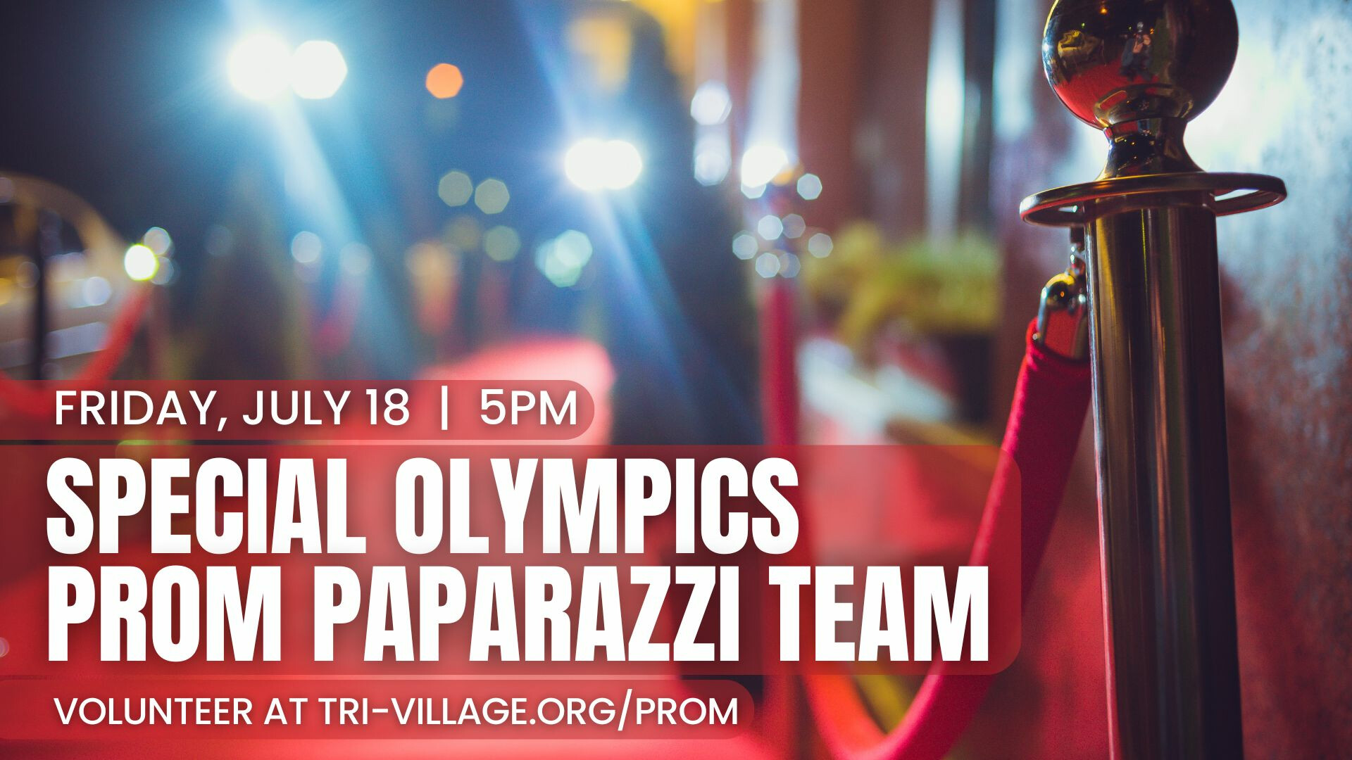 Special Olympics Prom Paparazzi Team