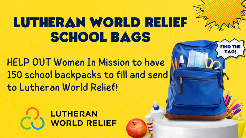 Lutheran World Relief School Bags