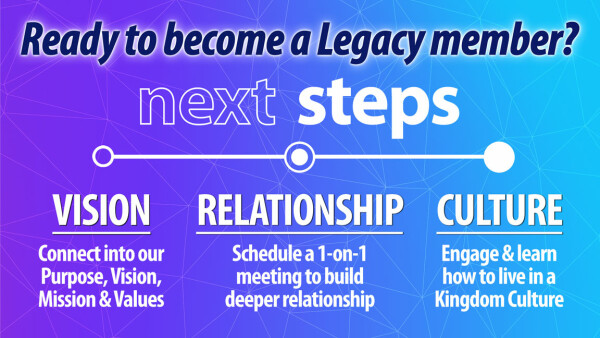 Legacy Church - Interested in Membership?