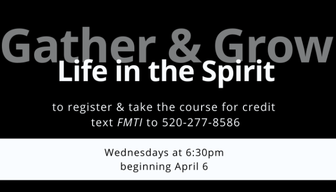 6:30pm Gather & Grow