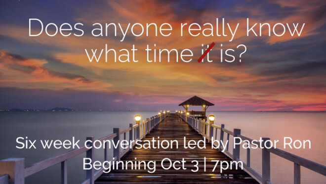 7pm Conversation with Pastor Ron