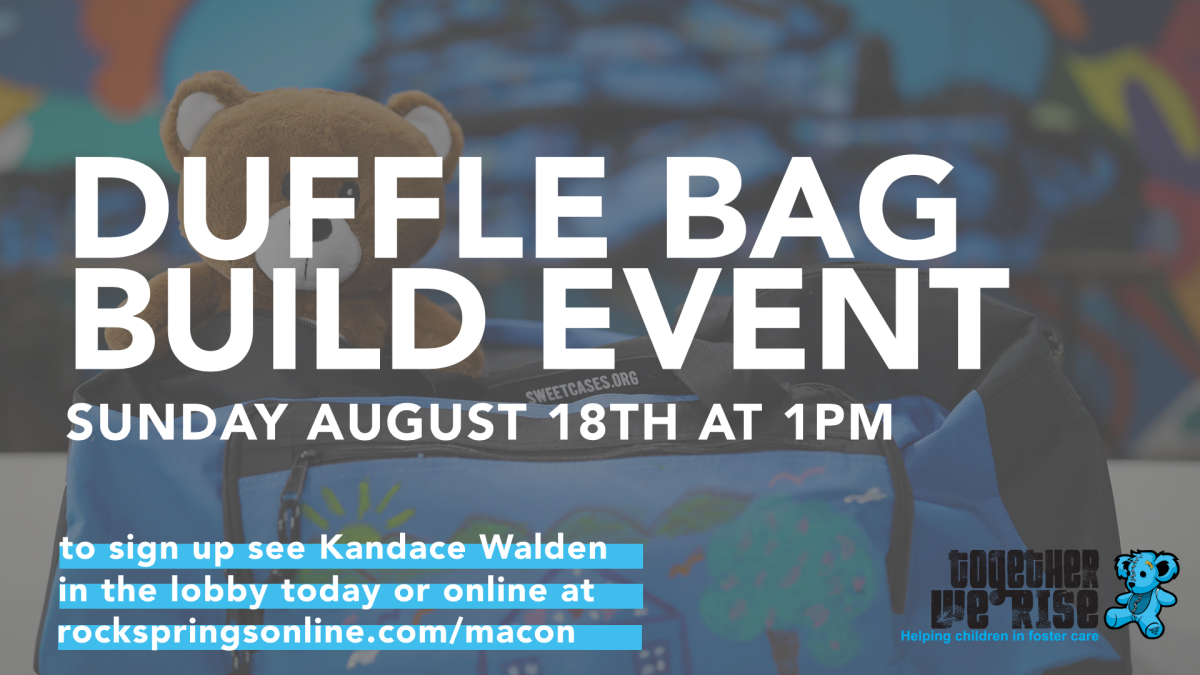 Duffle Bag Build Event - Macon Campus
