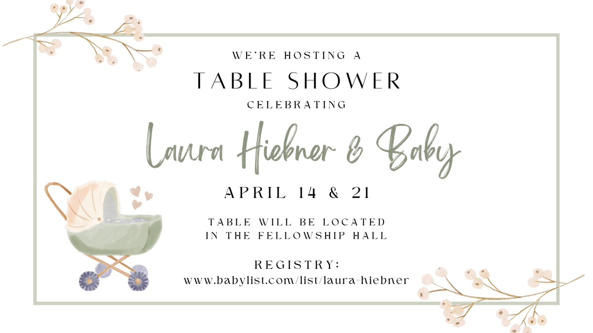 Table Shower for Laura Hiebner