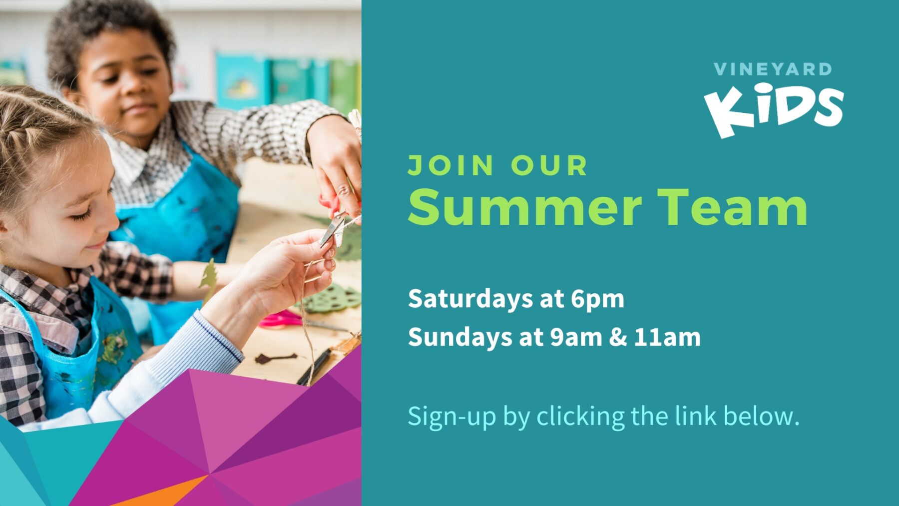 Join Our Summer Team in Vineyard Kid's