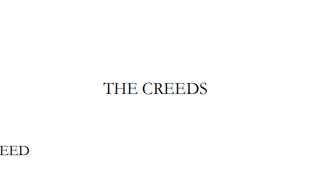 The Creeds