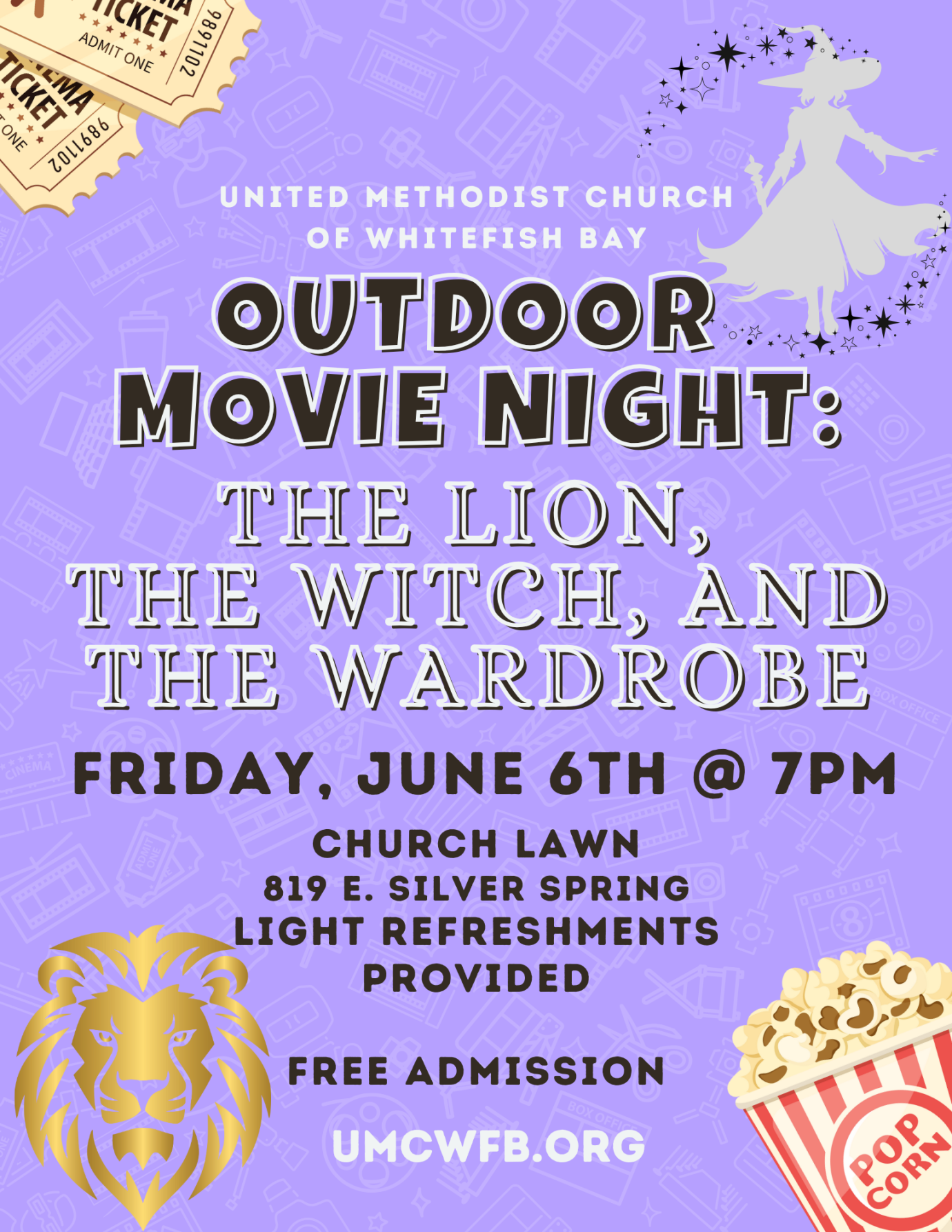 Outdoor Movie Night Disney's "The Lion, The Witch and The Wardrobe"