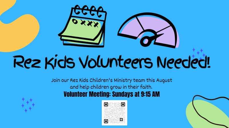 Rez Kids Volunteer Opportunities – August