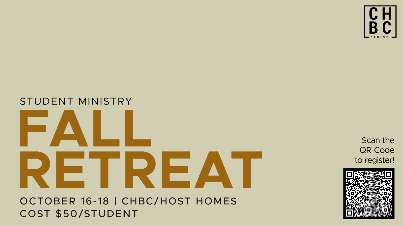 Student Ministry Fall Retreat
