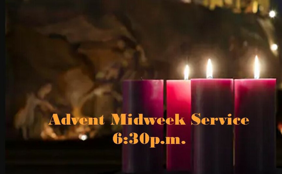 Advent Midweek Worship Service