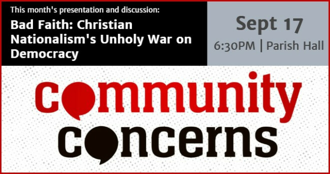 Community Concerns Movie Night: Bad Faith, 6:30 pm