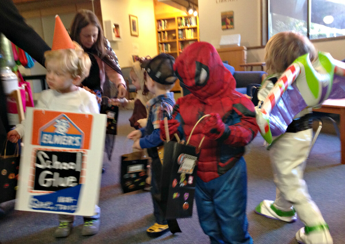 Preschool Halloween parade