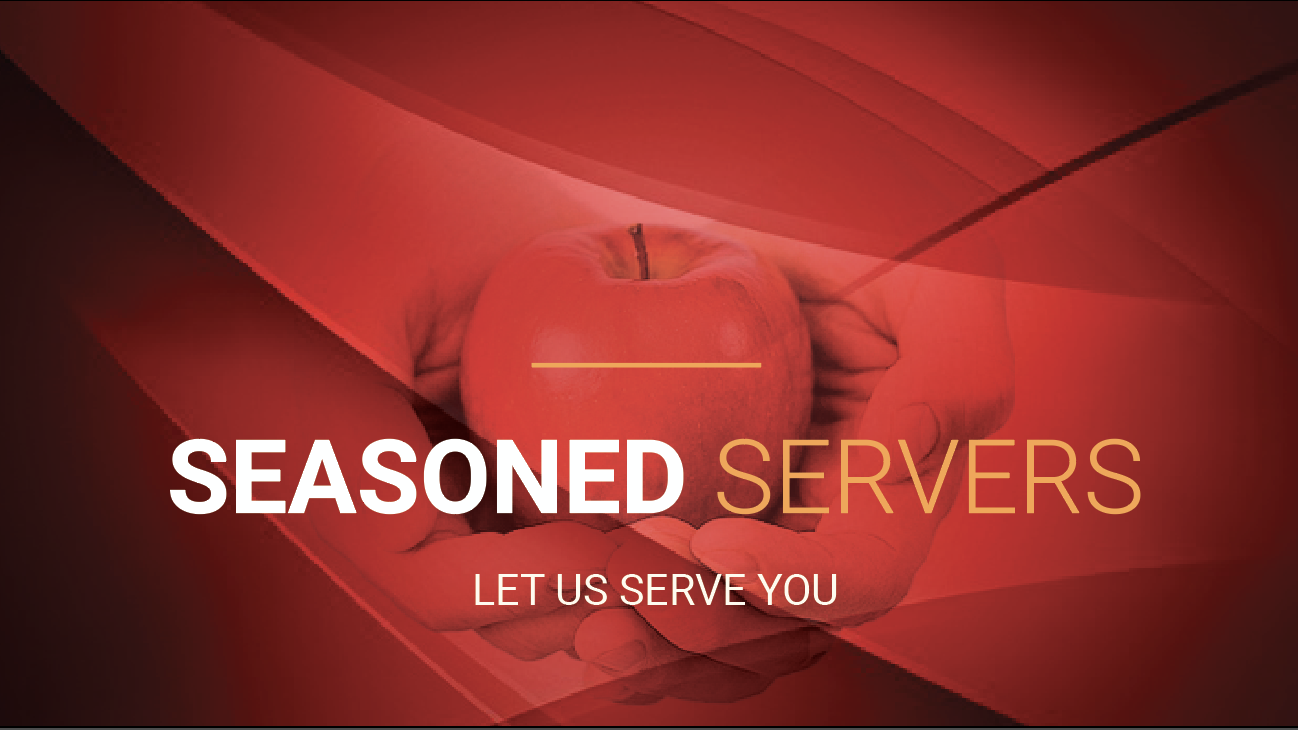 Seasoned Servers @9:30am   (Dial-in: 425-436-6308;   Access Code: 281933#)
