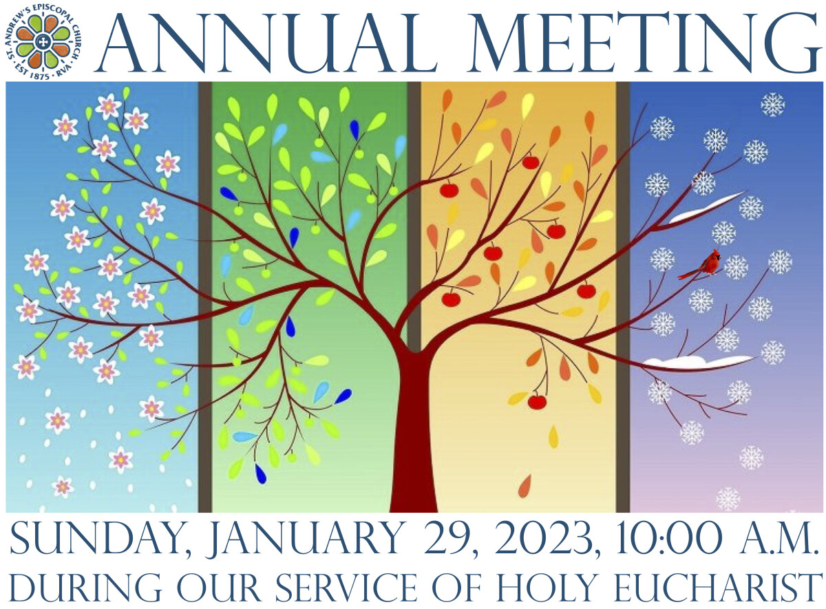 10:00 a.m. Annual Meeting & Holy Eucharist In The Church