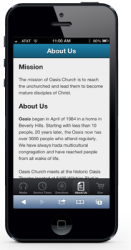Oasis Church Mobile Site