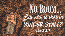 No Room, But Who Is He In Yonder Stall?