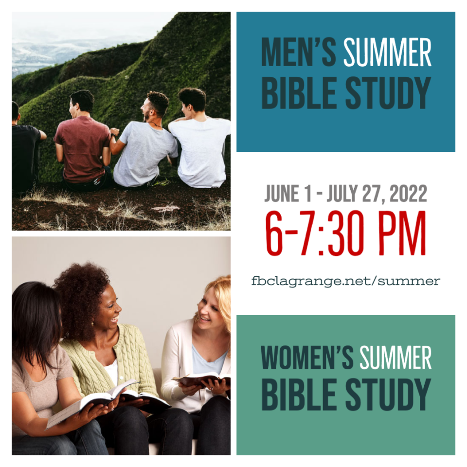 Men's & Women's Summer Bible Study
