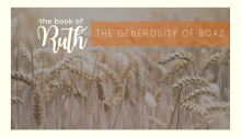 The Generosity of Boaz