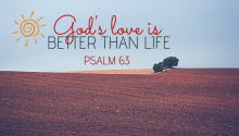 God's Love is Better than Life