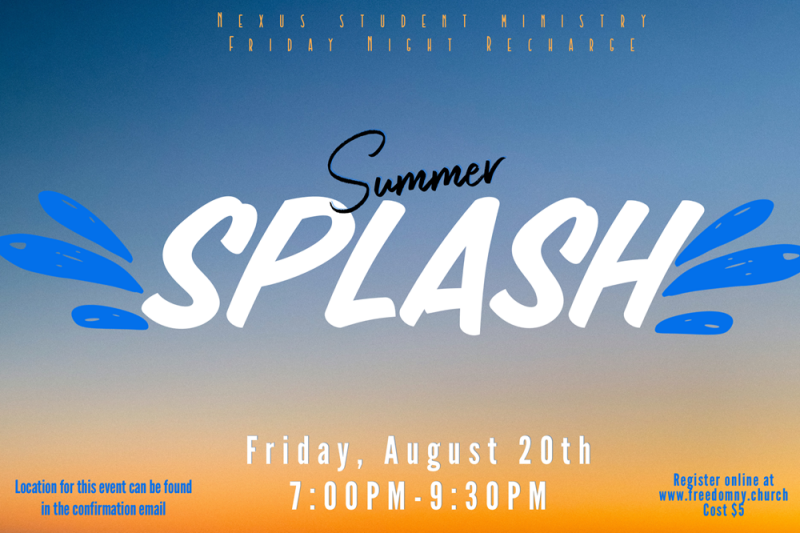 Friday Night Recharge Summer Splash
