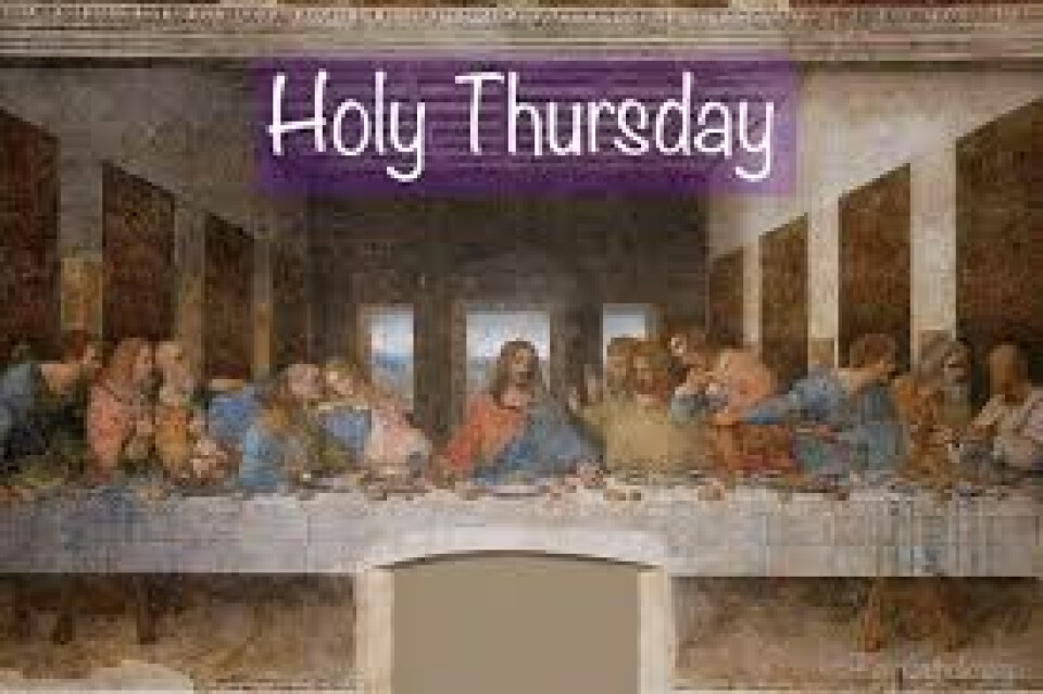 7 p.m. Holy Thursday