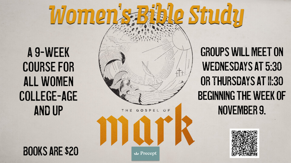 Women's Bible Study: "Mark"