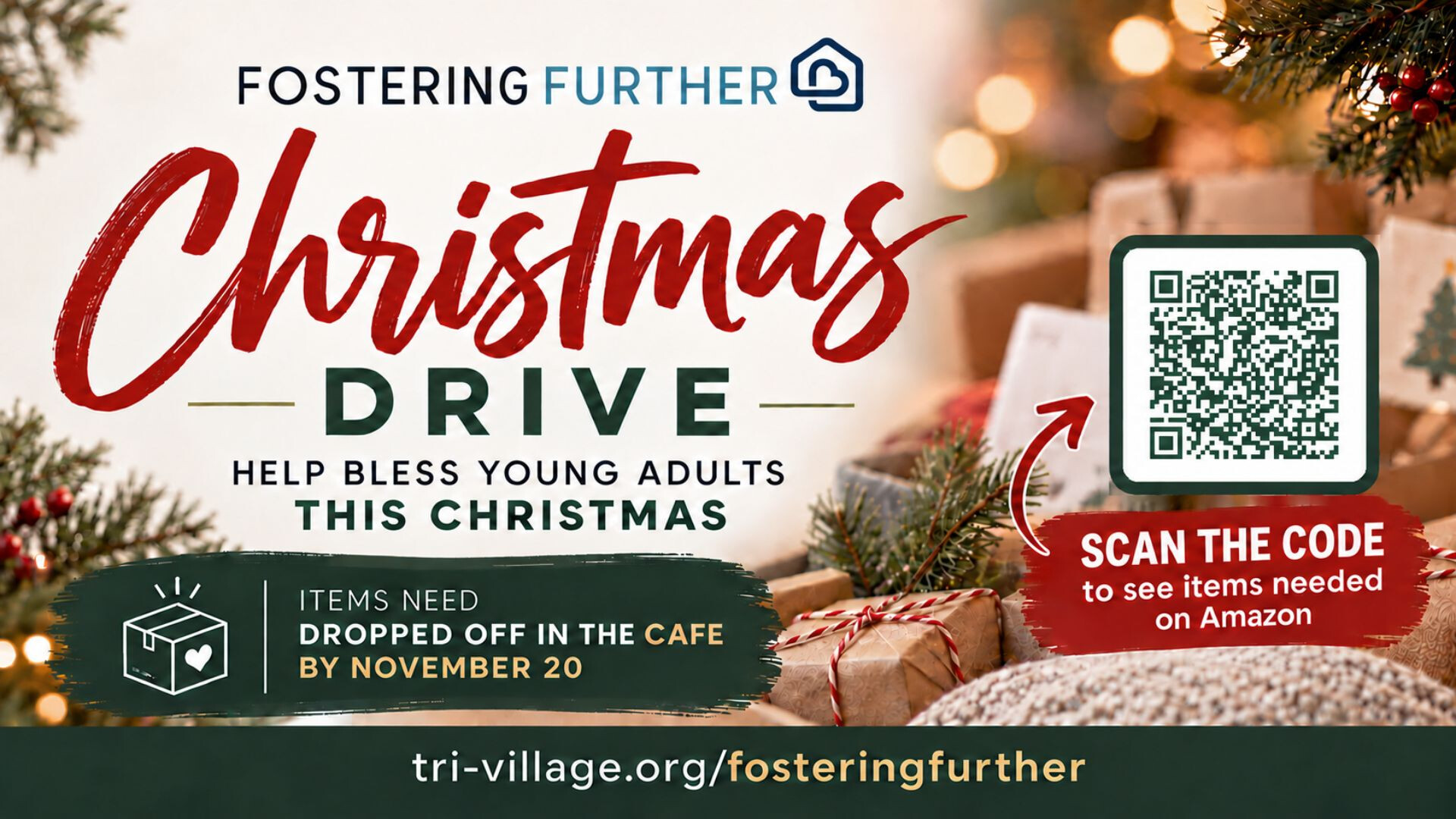 Fostering Further Christmas Drive