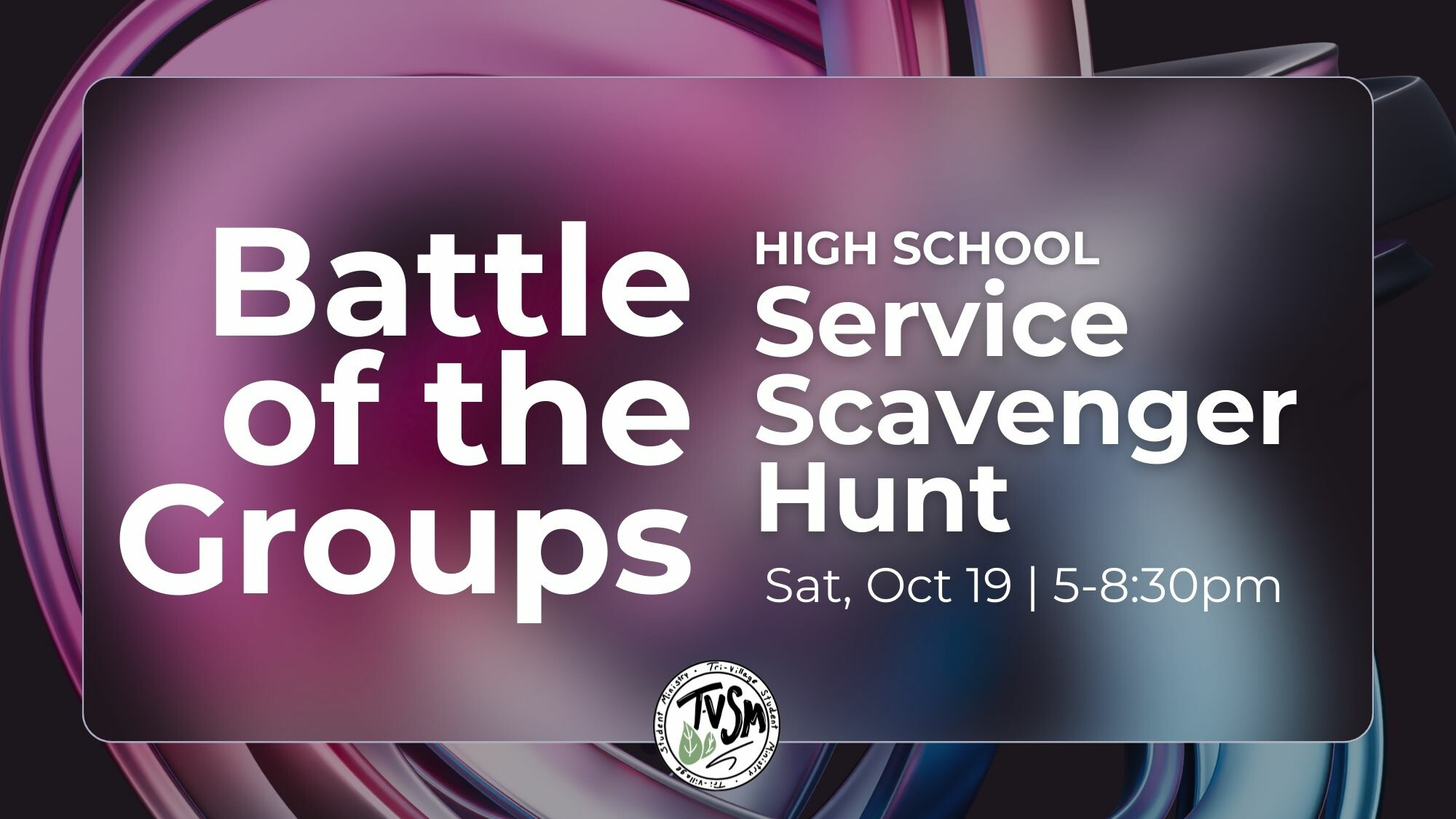 High School Service Scavenger Hunt (Registration Deadline)