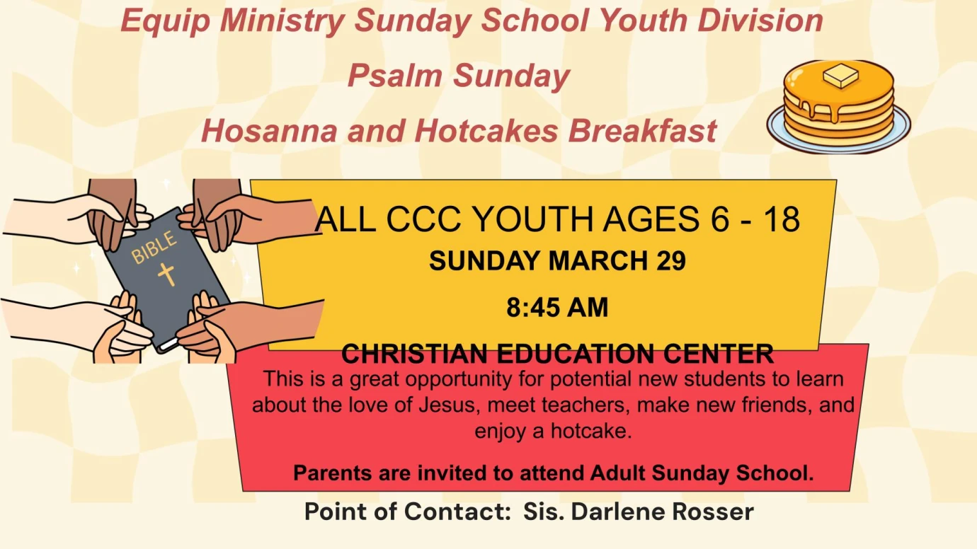 Taste of Sunday School