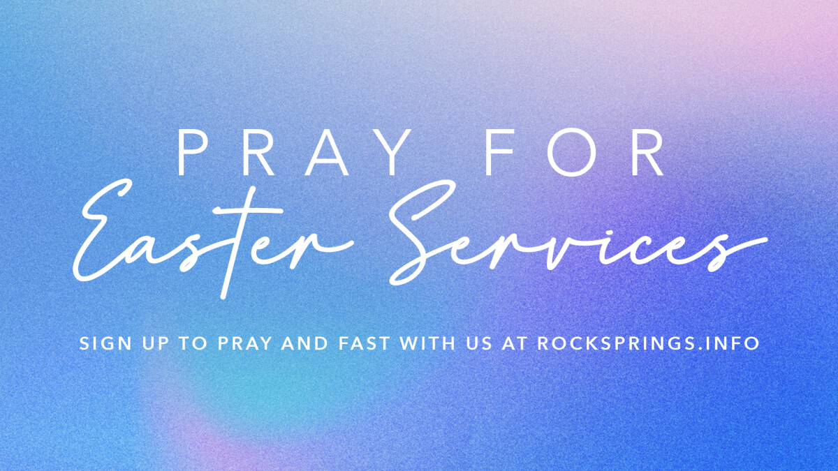 Pray for Easter Services 
