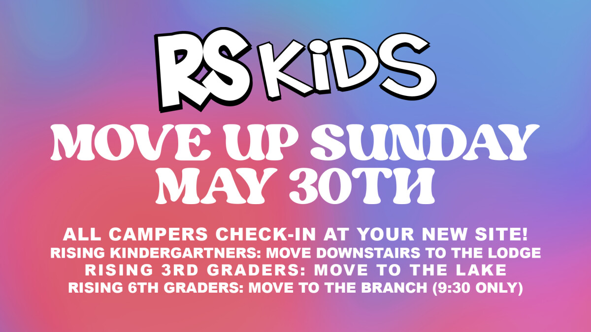 RS Kids Move Up Sunday 