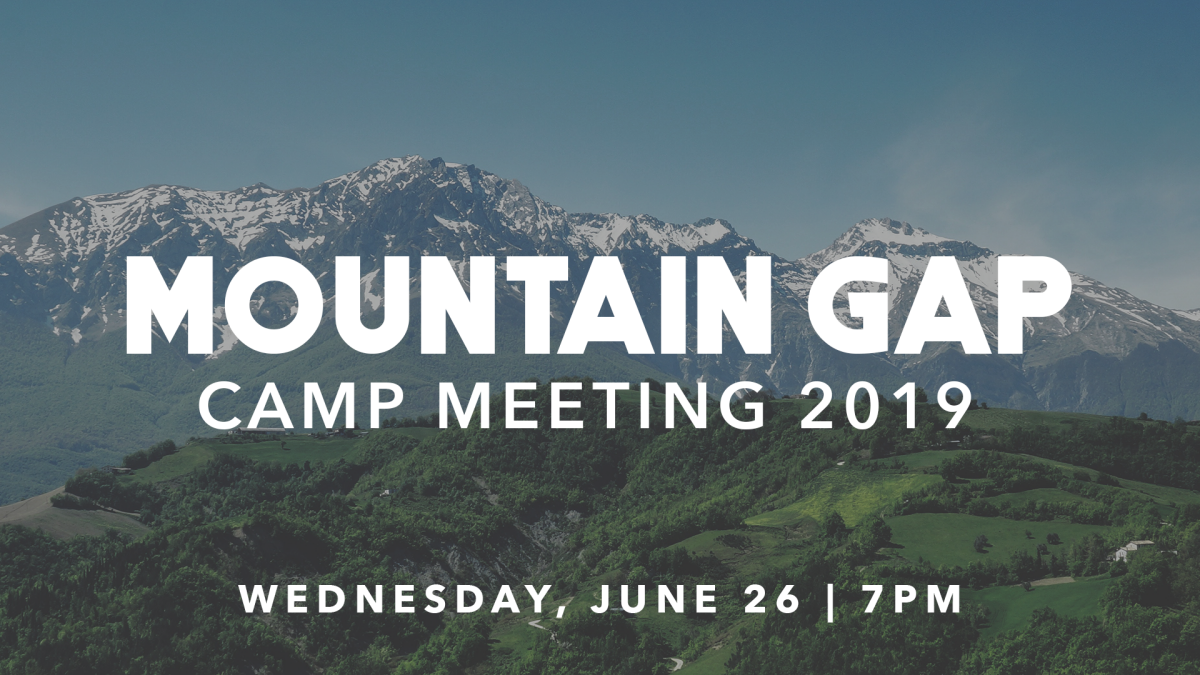 Mountain Gap Camp Meeting - No Wednesday Activities