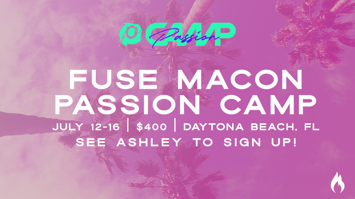 Fuse Macon Passion Camp 