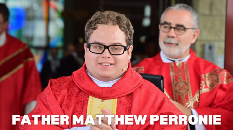 Our Son of the Parish is now Father Perronie!