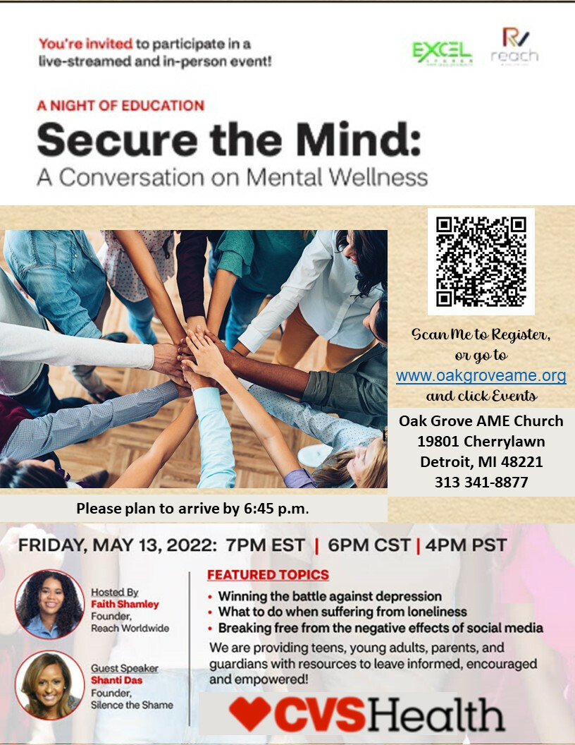 Mental Wellness - A Night of Education" - Youth, Young Adults, and Parents