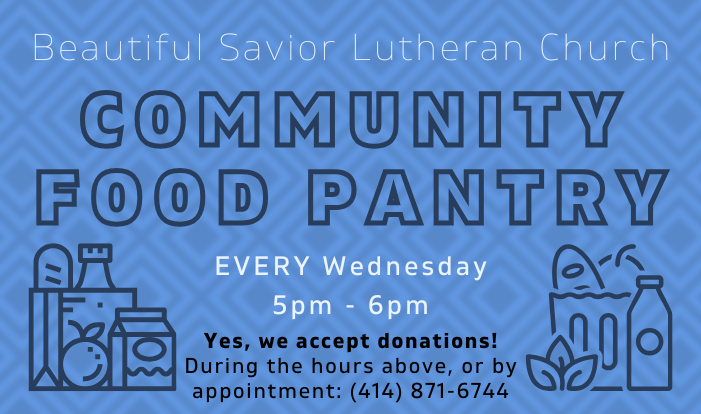 Community Food Pantry - Wednesdays 5:00 PM