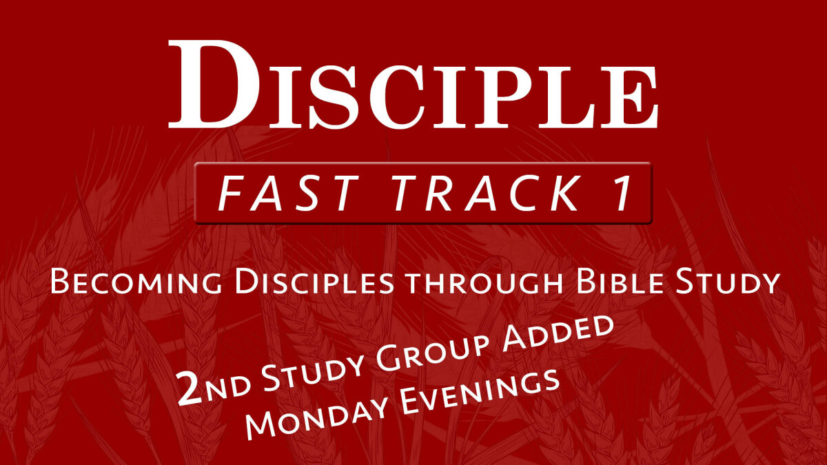 2025 Discipleship Fast Track 1 - 2nd Group Added