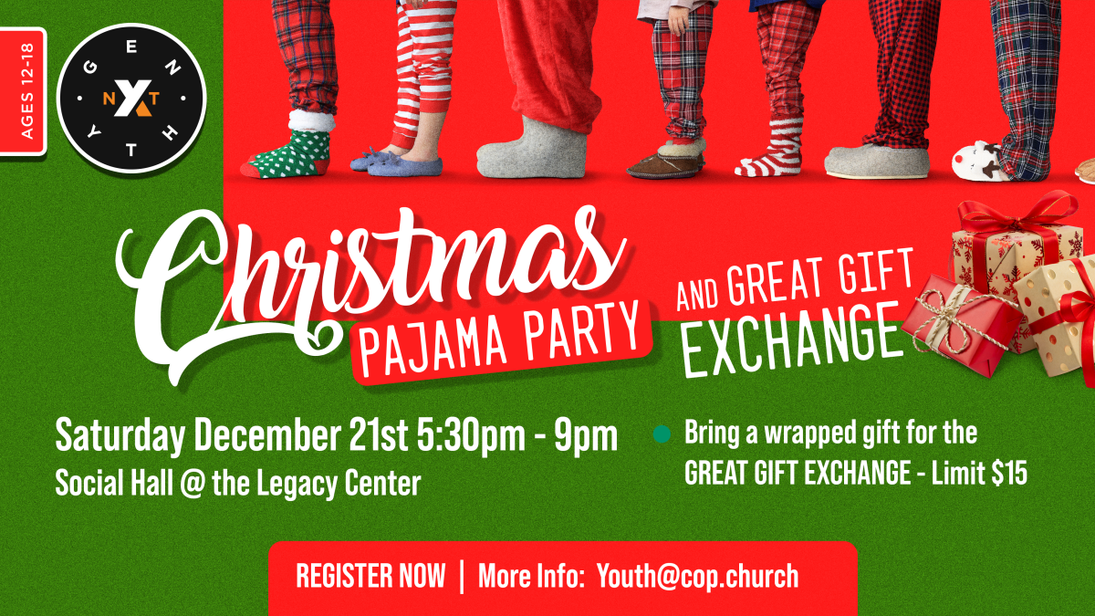 NXT Gen Youth 3rd Annual Pajama Party and Great Gift Exchange