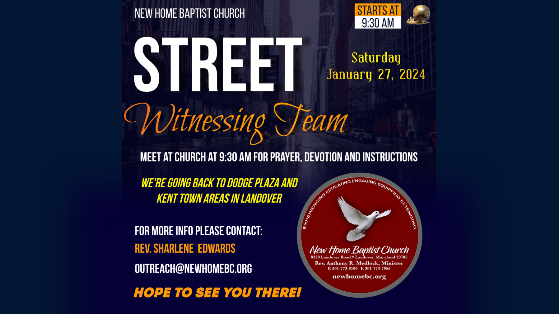 Outreach Ministry Street Witnessing 